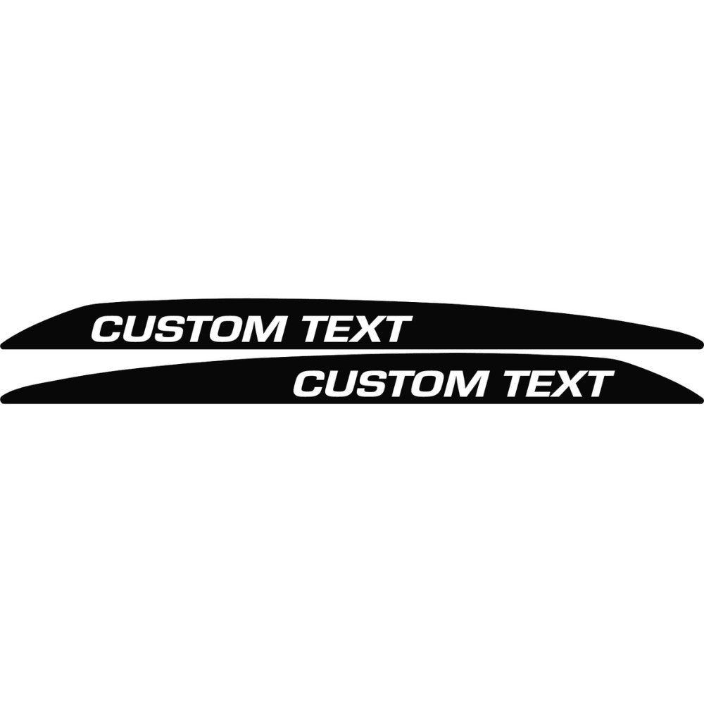 Bonnet Decals (Pair) for the Toyota LandCruiser 70 Series (Pre-DPF) (2007-2016) (view 3)