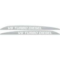 Bonnet Decals (Pair) for the Toyota LandCruiser 70 Series (Pre-DPF) (2007-2016) (view 2)