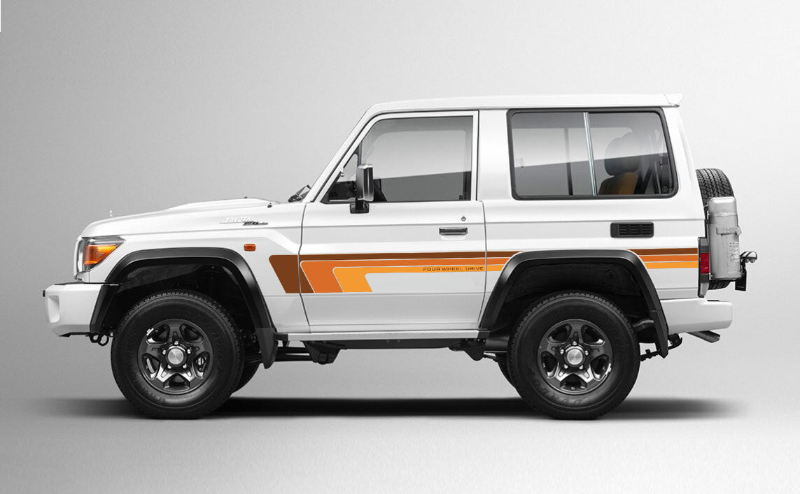 70 Series Land Cruiser Decal Body Stripe Kit (Ballina) -  71 Series (2023-)