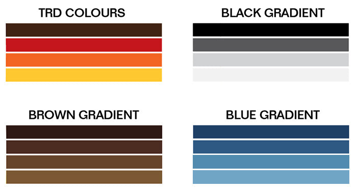 70 Series Land Cruiser Decal Body Stripe Kit (Broome) - 79 Series Dual Cab (2012-)