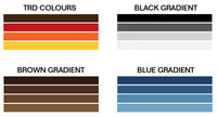 70 Series Land Cruiser Decal Body Stripe Kit (Broome) - 79 Series Dual Cab (2012-)