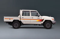 70 Series Land Cruiser Decal Body Stripe Kit (Broome) - 79 Series Dual Cab (2012-)