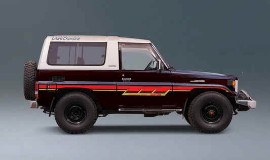 70 Series Land Cruiser Decal Body Stripe Kit (California) - 73/74 Series (1984–1990)