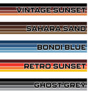 70 Series Land Cruiser Decal Body Stripe Kit (Dubai) - 76 Series (2007-)