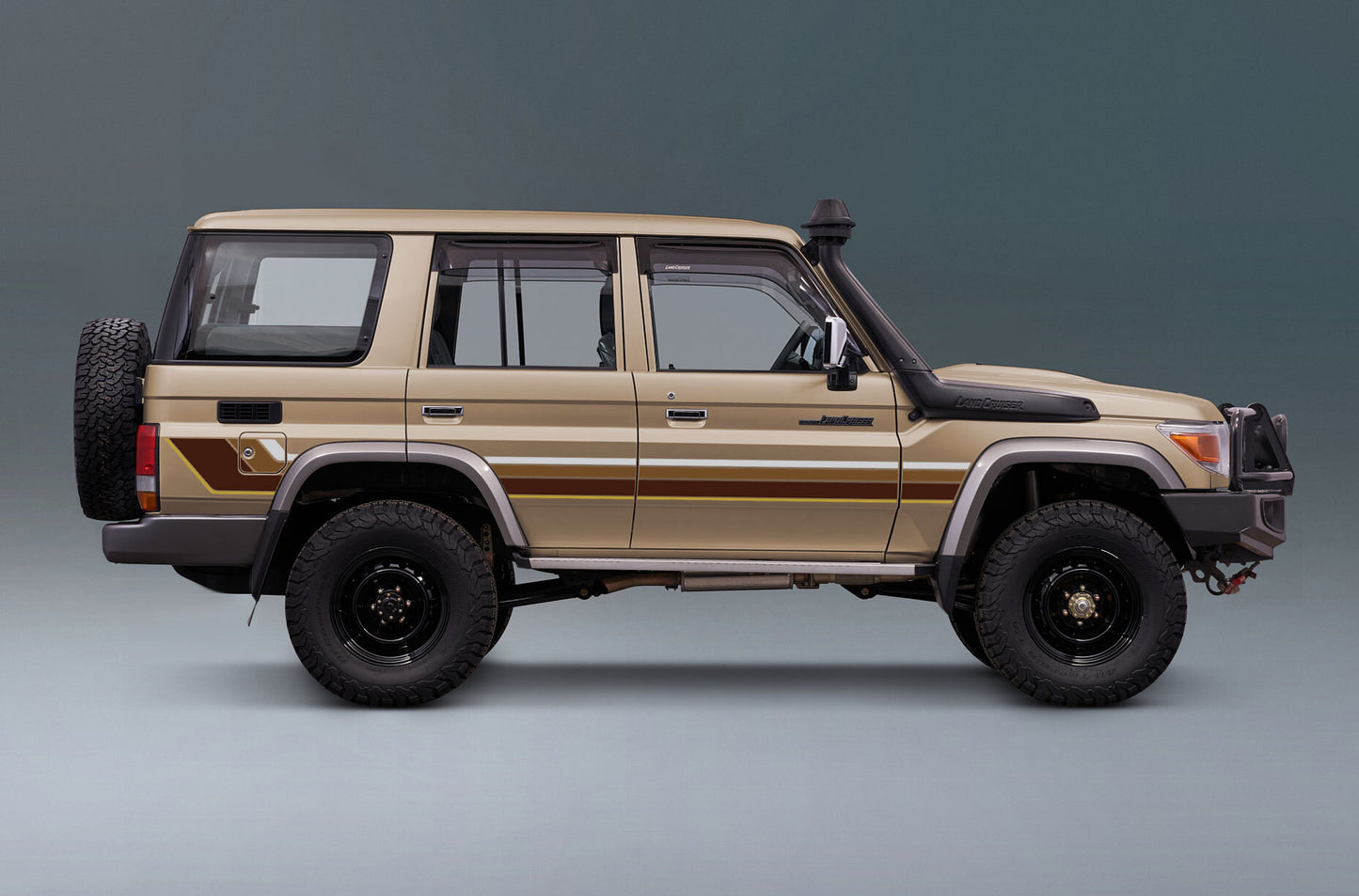 70 Series Land Cruiser Decal Body Stripe Kit (Renmark) - 76 Series (2007-)