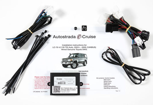Cruise Control Kit - 70 Series 4.5L V8 Turbo Diesel (2023-On)