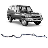 Extreme Duty 3" Turbo Back Exhaust - 78 Series Troop Carrier (03/2007 - 10/2016)