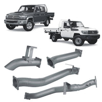 Extreme Duty 4" DPF Back Exhaust for the Toyota LandCruiser 79 Series Dual Cab (view 14)