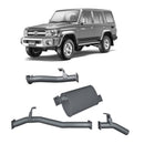 Extreme Duty 3" DPF Back Exhaust for the Toyota LandCruiser 76 Series Wagon (09/2016 - On) (view 3)