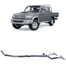 Extreme Duty 3" Twin Turbo Back Exhaust for the Toyota LandCruiser 79 Series Dual Cab (10/2012 - 10/2016) (view 3)