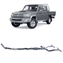 Extreme Duty 3" Twin Turbo Back Exhaust for the Toyota LandCruiser 79 Series Dual Cab (10/2012 - 10/2016) (view 4)