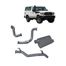 Extreme Duty 3" DPF Back Exhaust for the Toyota LandCruiser 78 Series Troop Carrier (11/2016 - On) (view 3)