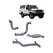 Extreme Duty 3" DPF Back Exhaust for the Toyota LandCruiser 78 Series Troop Carrier (11/2016 - On) (view 2)